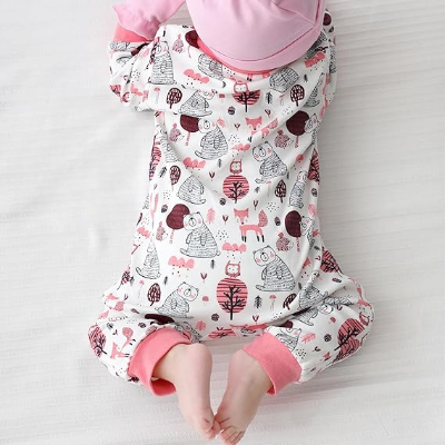 Barboteuse - UnisexRompers™ - Ours Rose