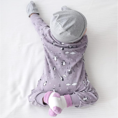 Barboteuse - UnisexRompers™ - Pingouin Violet
