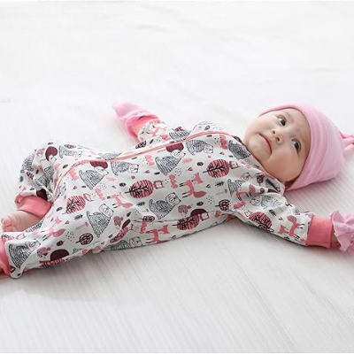 Barboteuse - UnisexRompers™ - Ours Rose