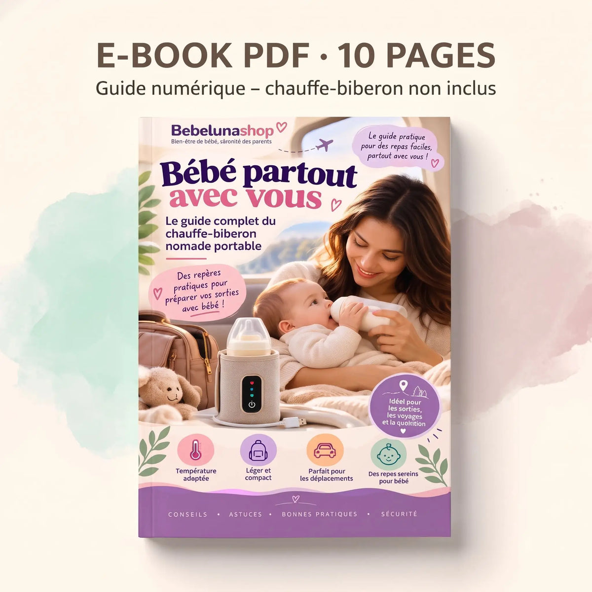 E-book du chauffe-biberon nomade portable